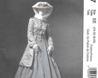 Patron de couture McCall's 4697 EE Patron de costume pour femme de l'époque de la guerre de Sécession
