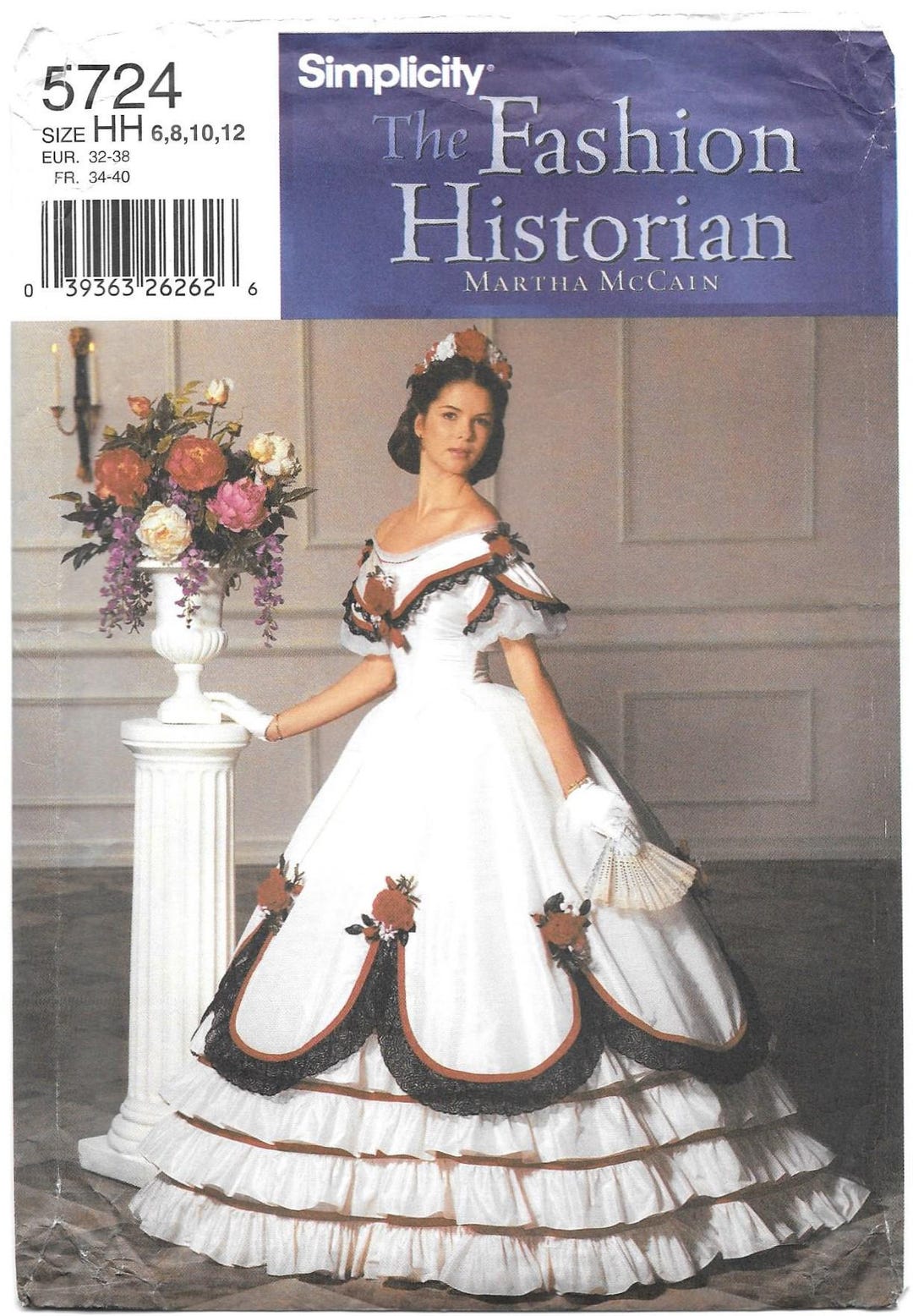 Simplicity 5724 Sewing Pattern Antebellum Ball Dress the Fashion ...