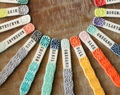 Herb marker herb tag garden label garden stake