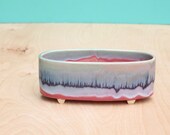 pint plant container oval planter coastal decor
