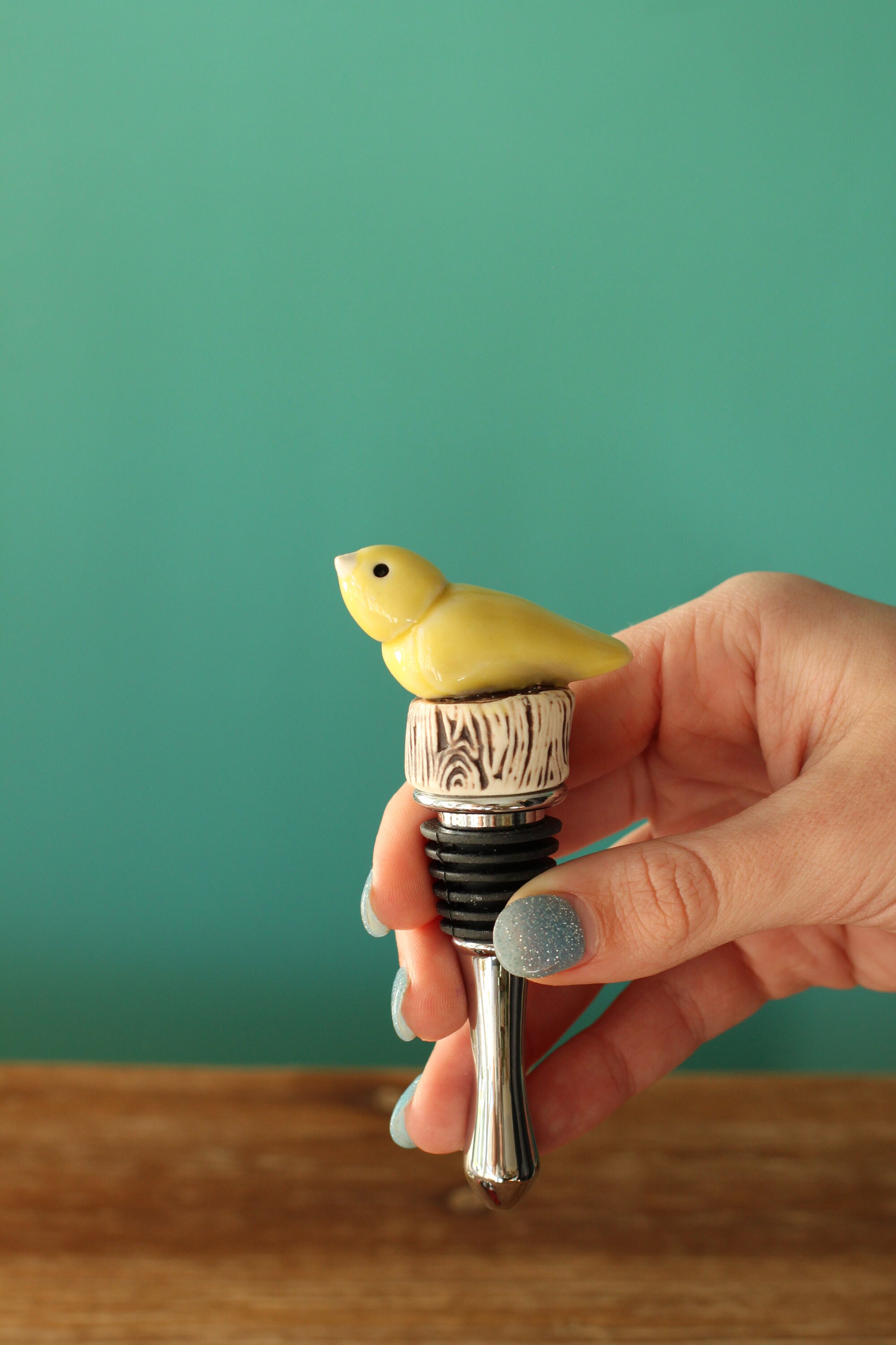 bird wine stopper // bottle stopper // wine love gifts