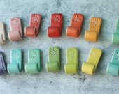 magnetic ceramic hook // fridge magnet // colorful ceramics// ceramic hook