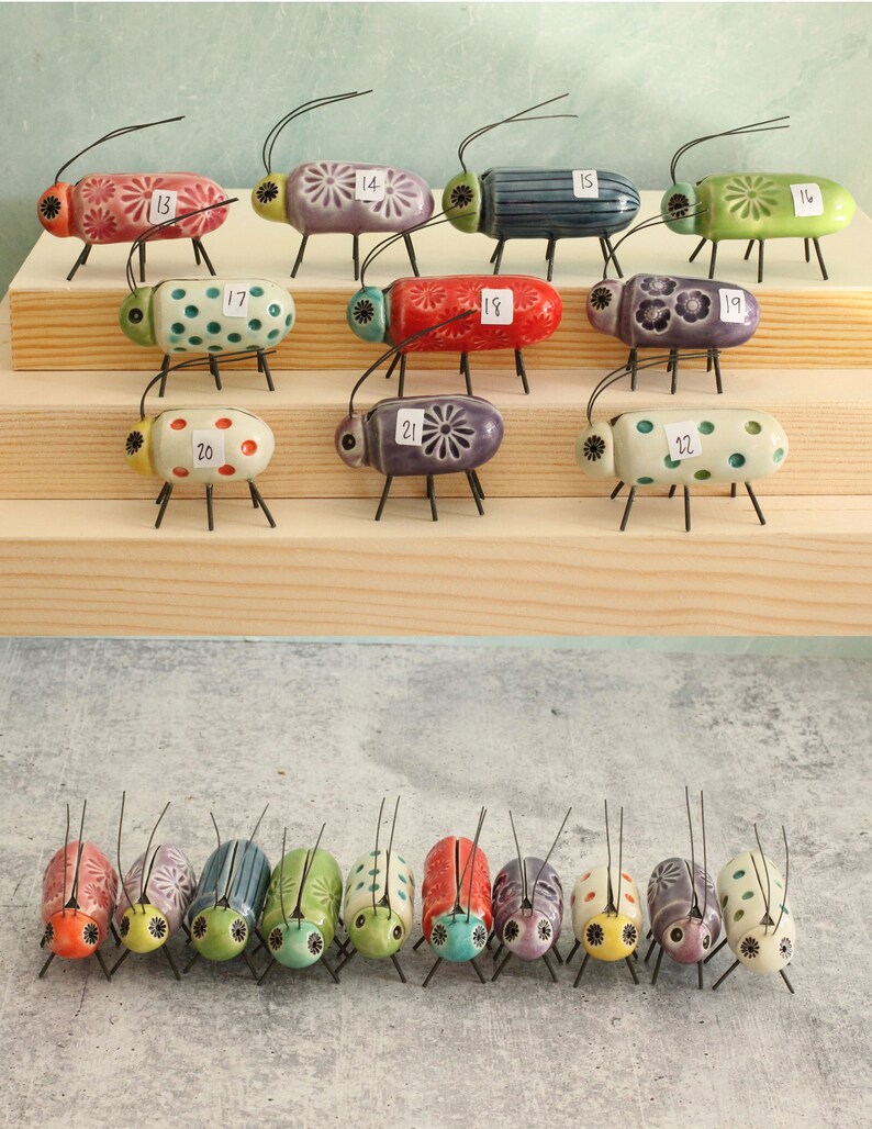 Garden Bug Choose Your Color // Plant Bugs // Entomology // Etsy