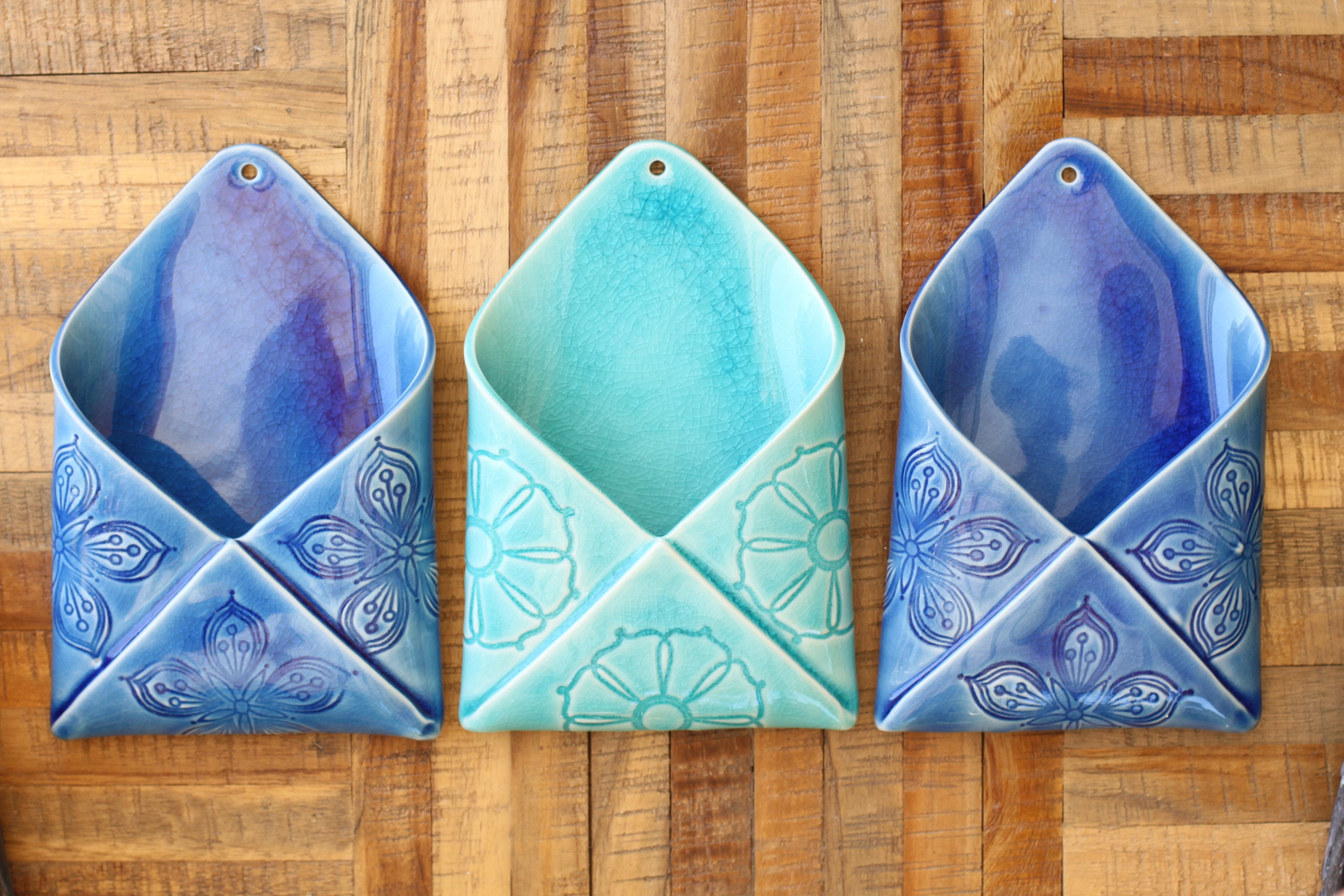 porcelain envelope wall vase, choose your favorite