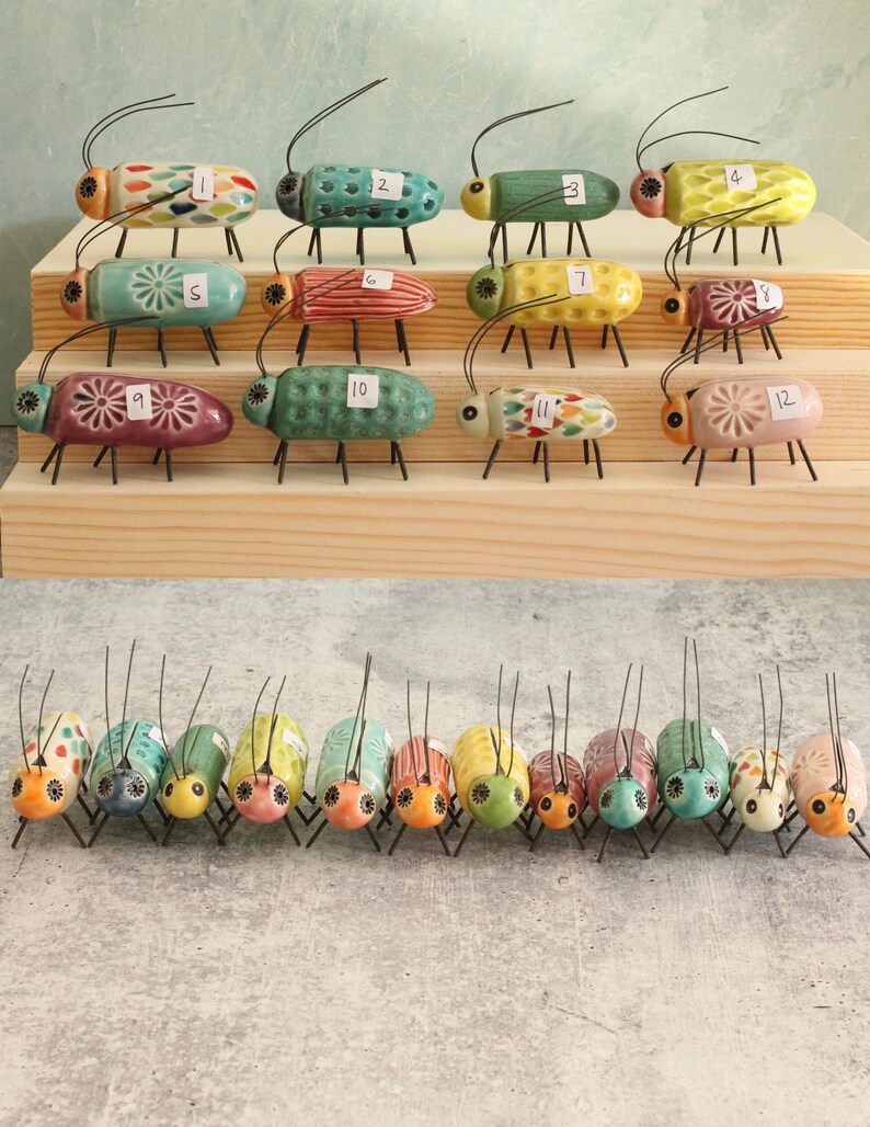 Garden Bug Choose Your Color // Plant Bugs // Entomology // Etsy