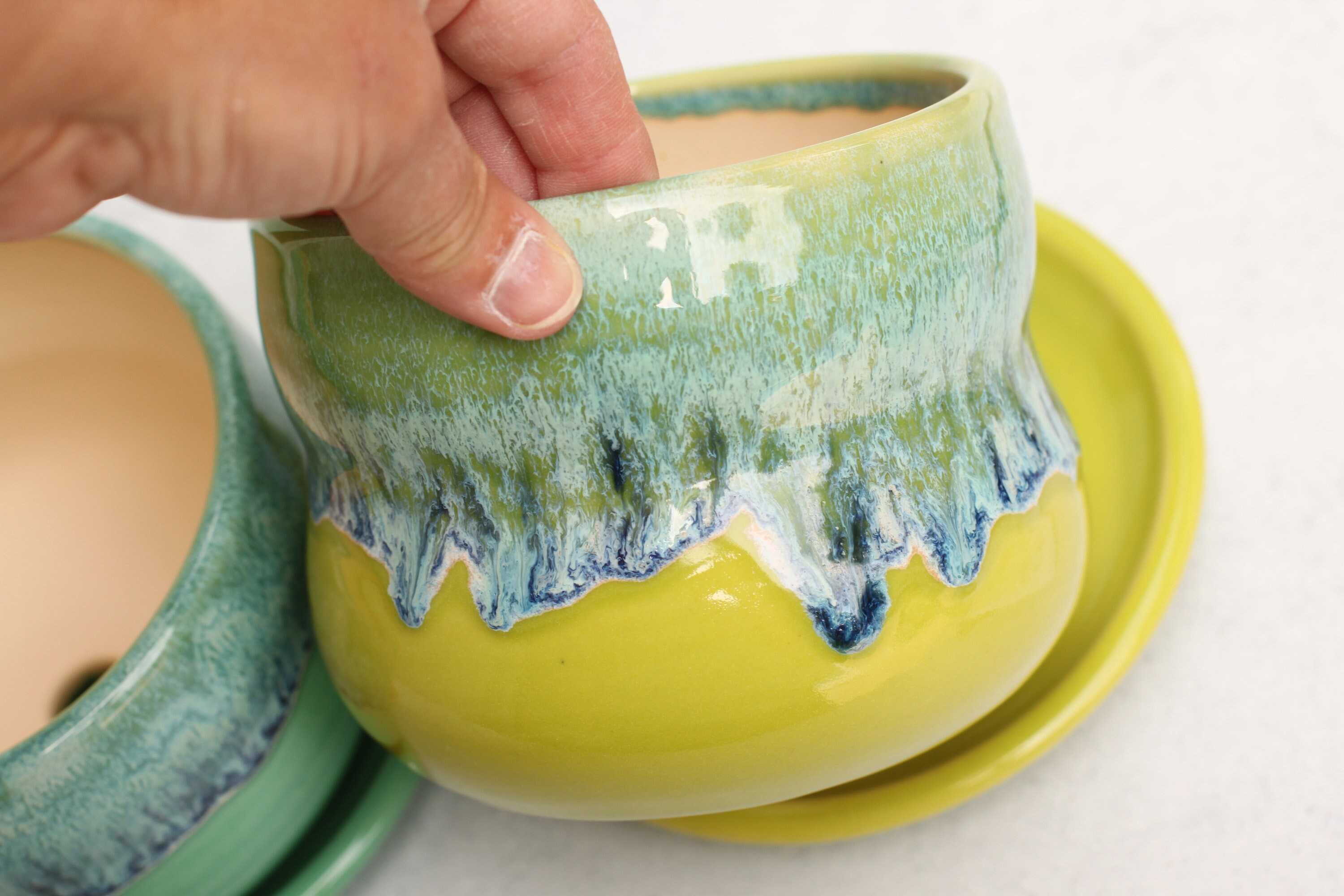 45 ceramic planter// boho planter // succulent pot // ceramic pot