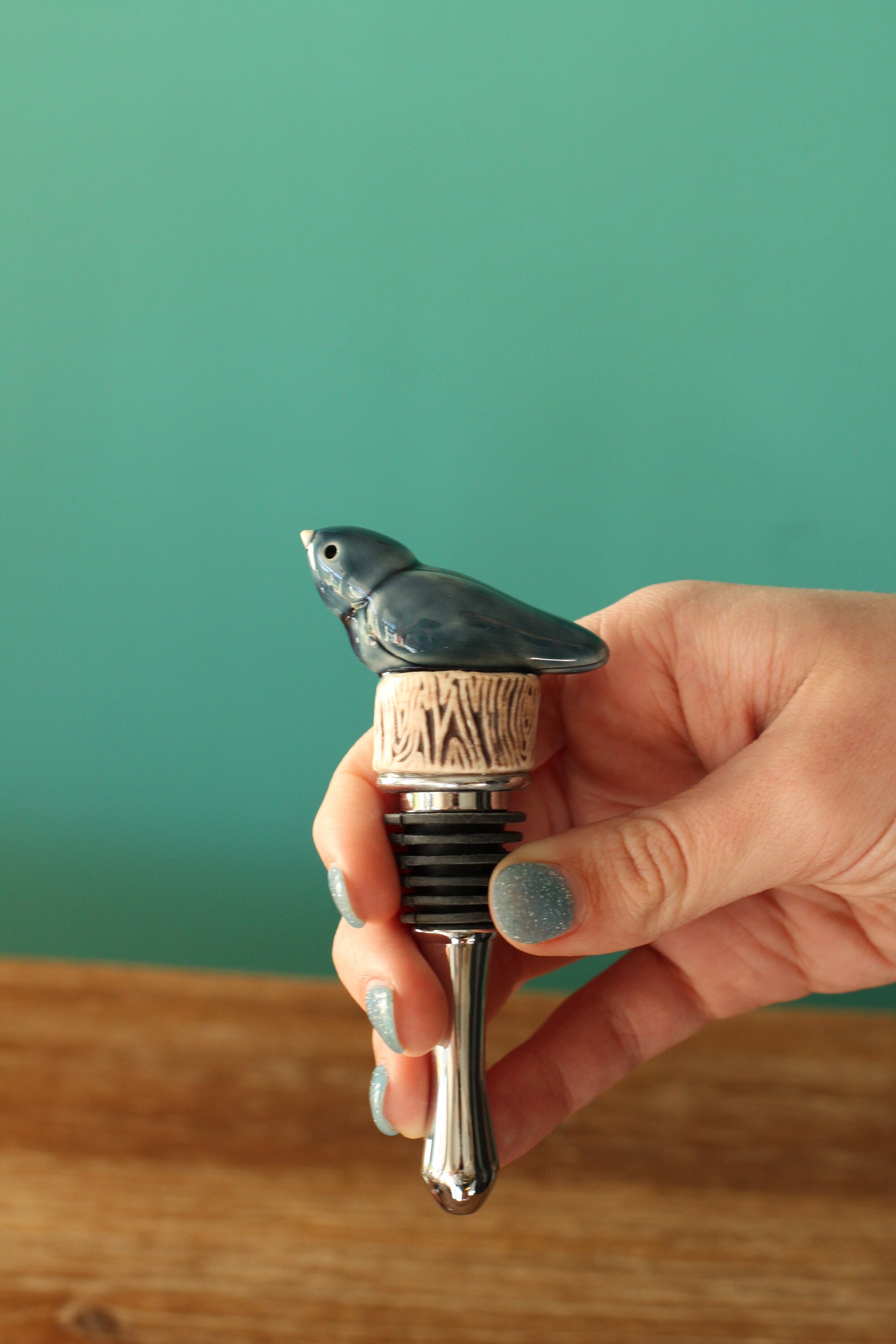 bird wine stopper // bottle stopper // wine love gifts