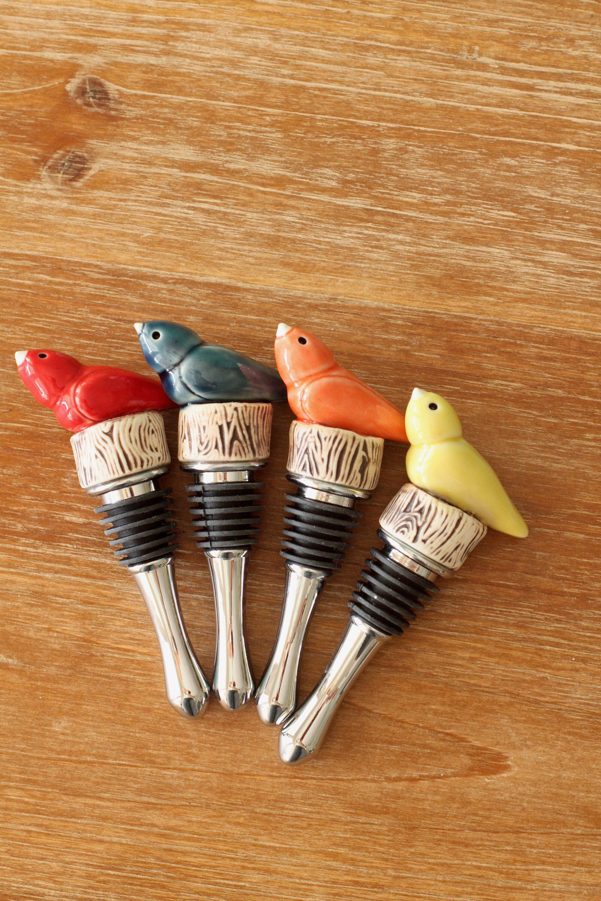 bird wine stopper // bottle stopper // wine love gifts