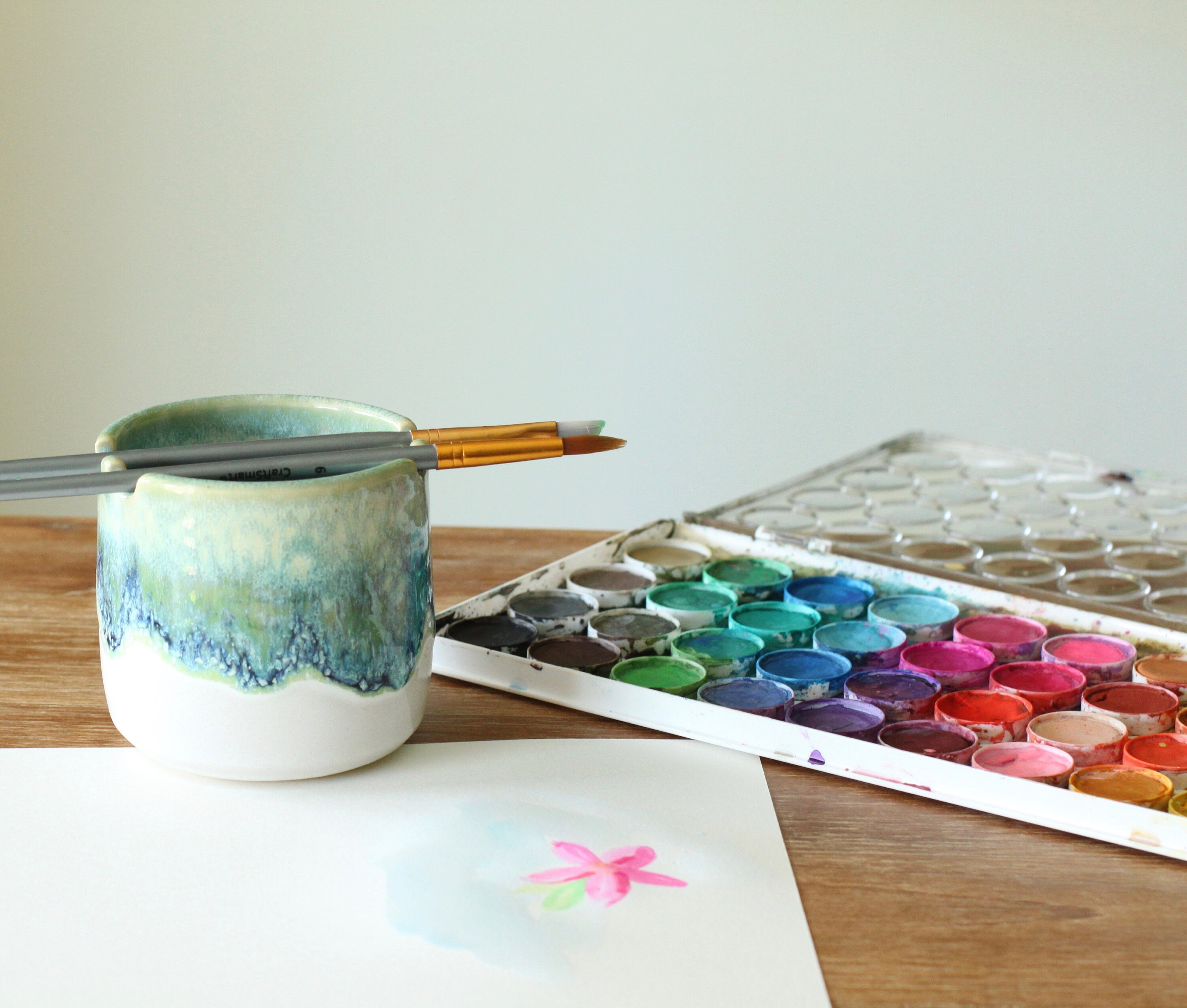paint brush holder, choose your favorite one // watercolor cup
