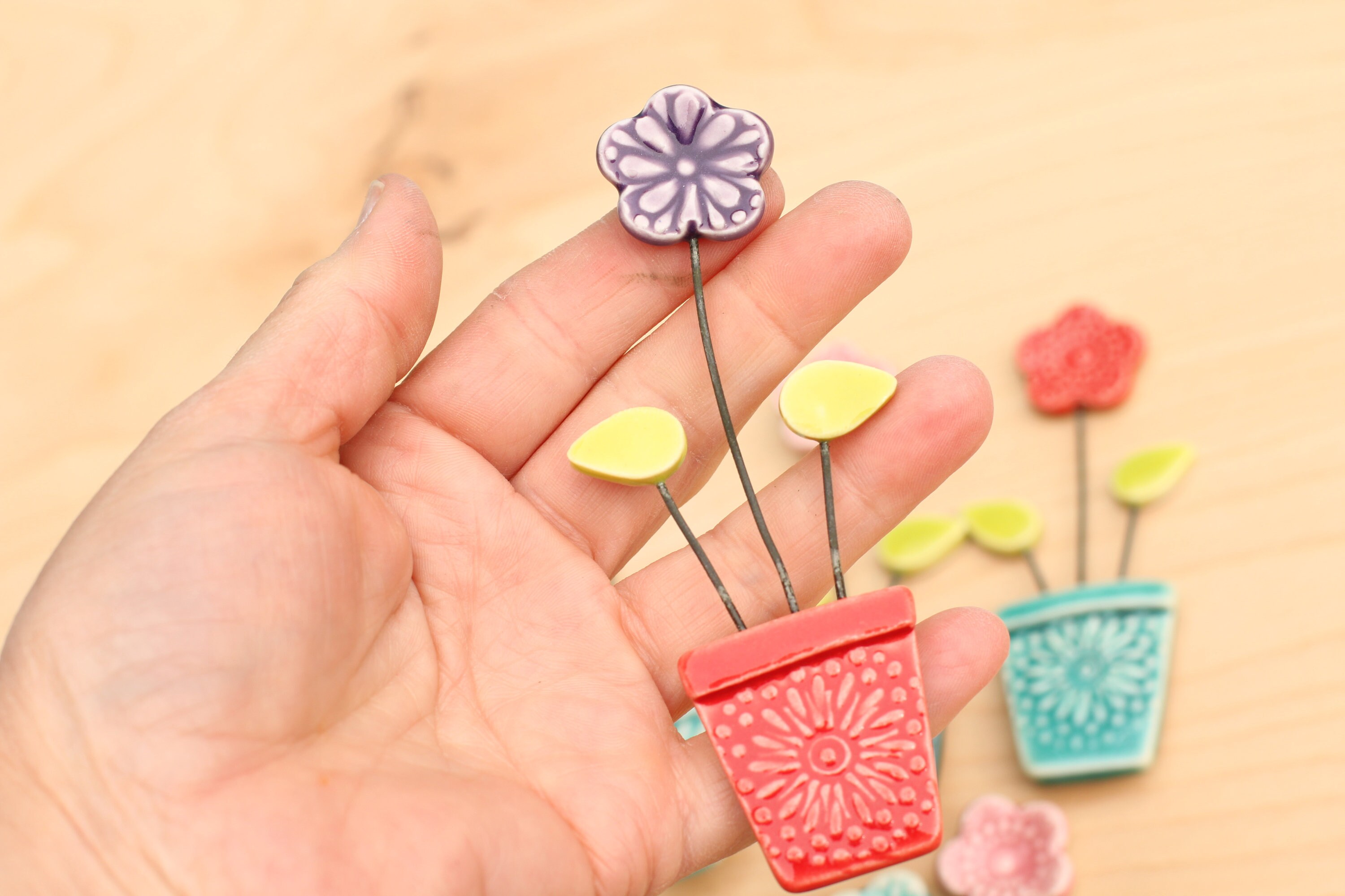 flower pot // fridge // flower pot // gift for gardener