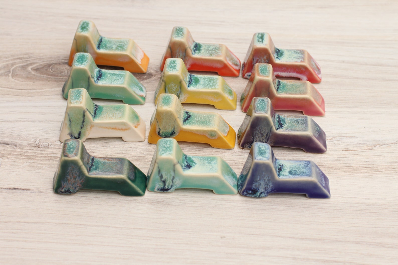 Ceramic Pot Feet Set of 3 // Planter Feet //planter Riser Etsy