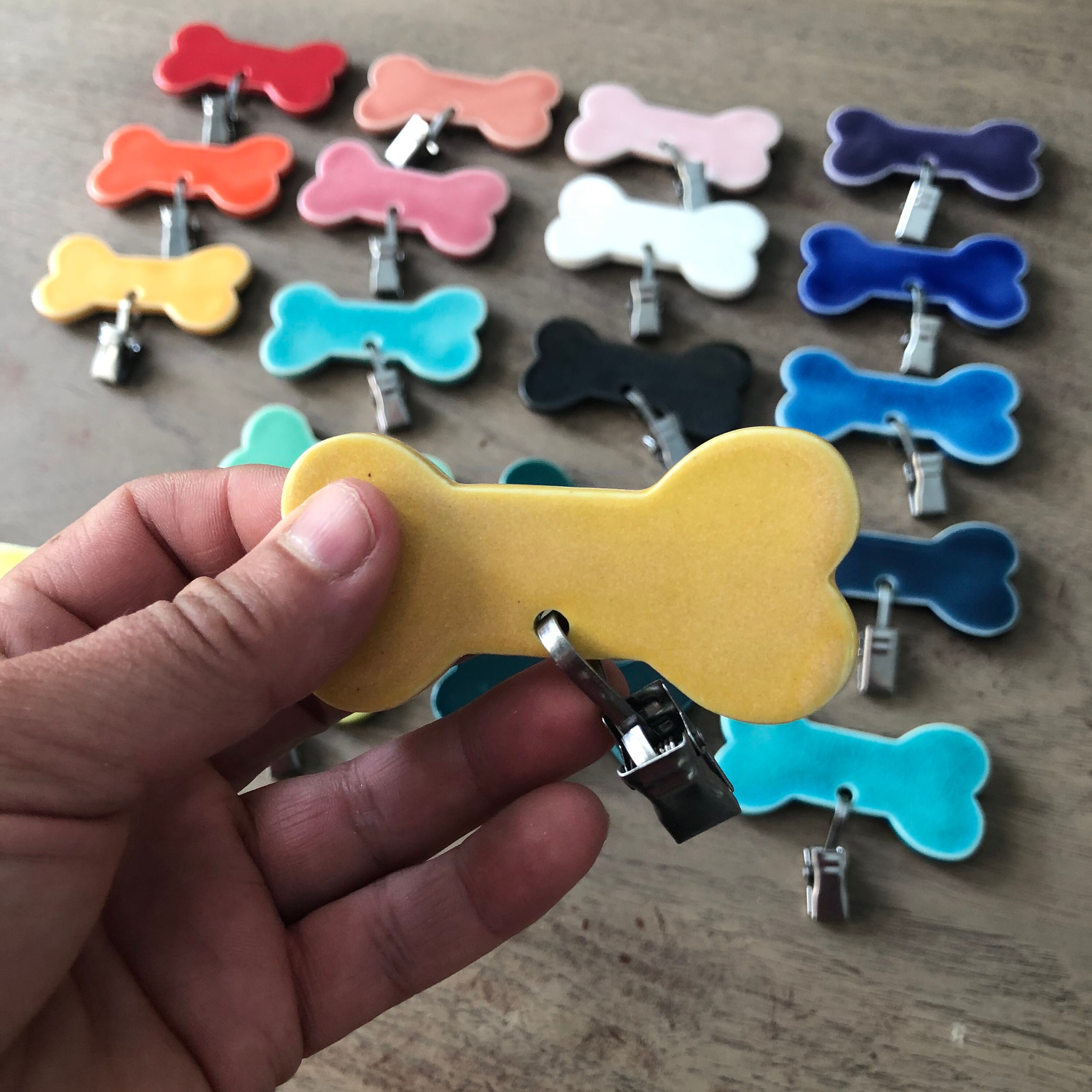 Bone clip // dog bone // pet gift // new dog Etsy