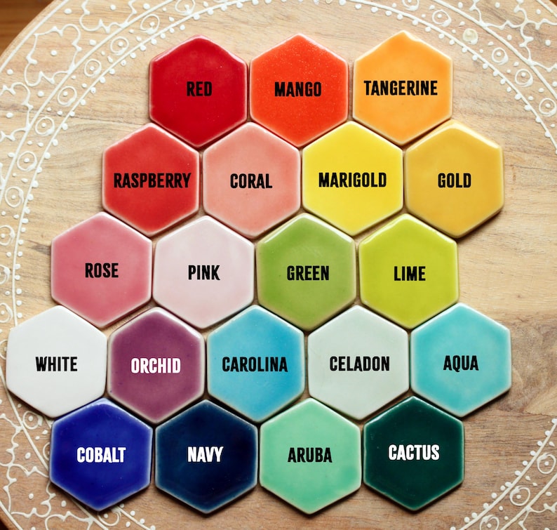 Patère murale en céramique colorée : patère en porcelaine émaillée image 10