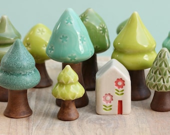 little porcelain tree  // mini tree