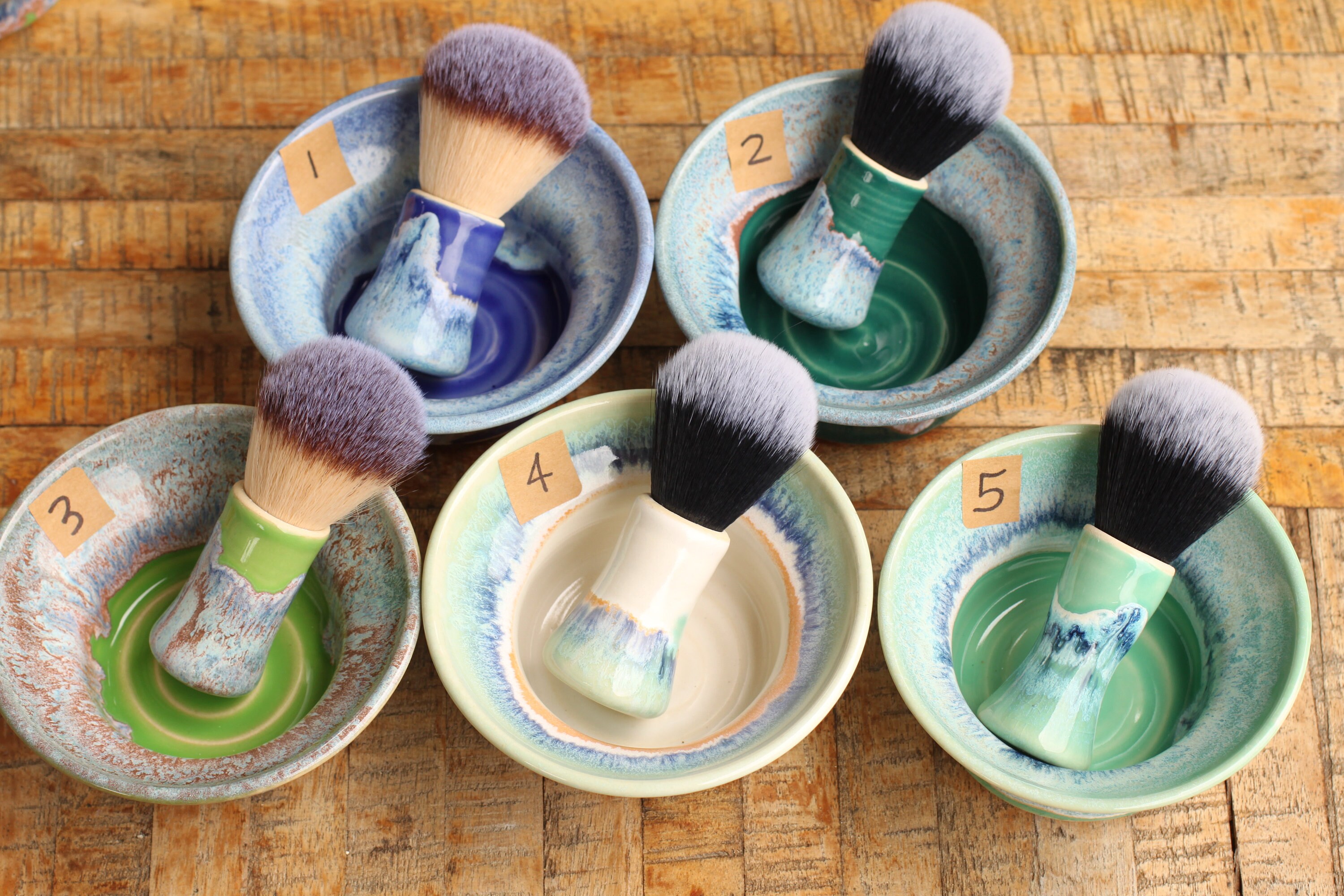 ceramic shave bowl set, choose your favorite // shave set // wet shave
