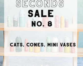 SALE NO. 8 // seconds sale // handmade pottery