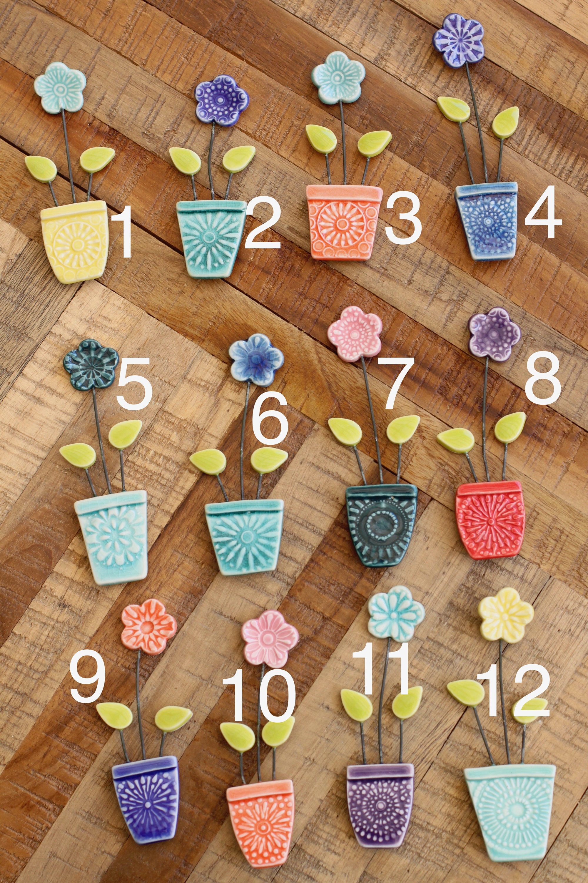 flower pot // fridge // flower pot // gift for gardener