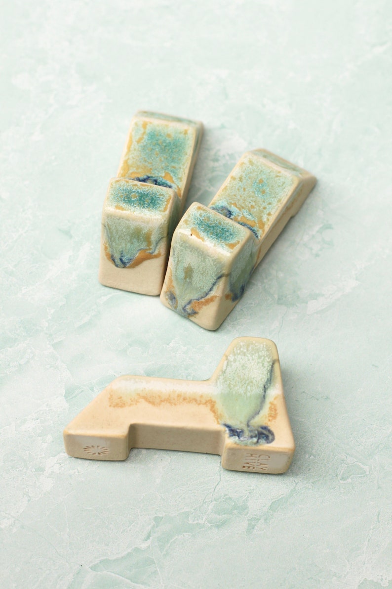 Ceramic Pot Feet Set of 3 // Planter Feet //planter Riser Etsy