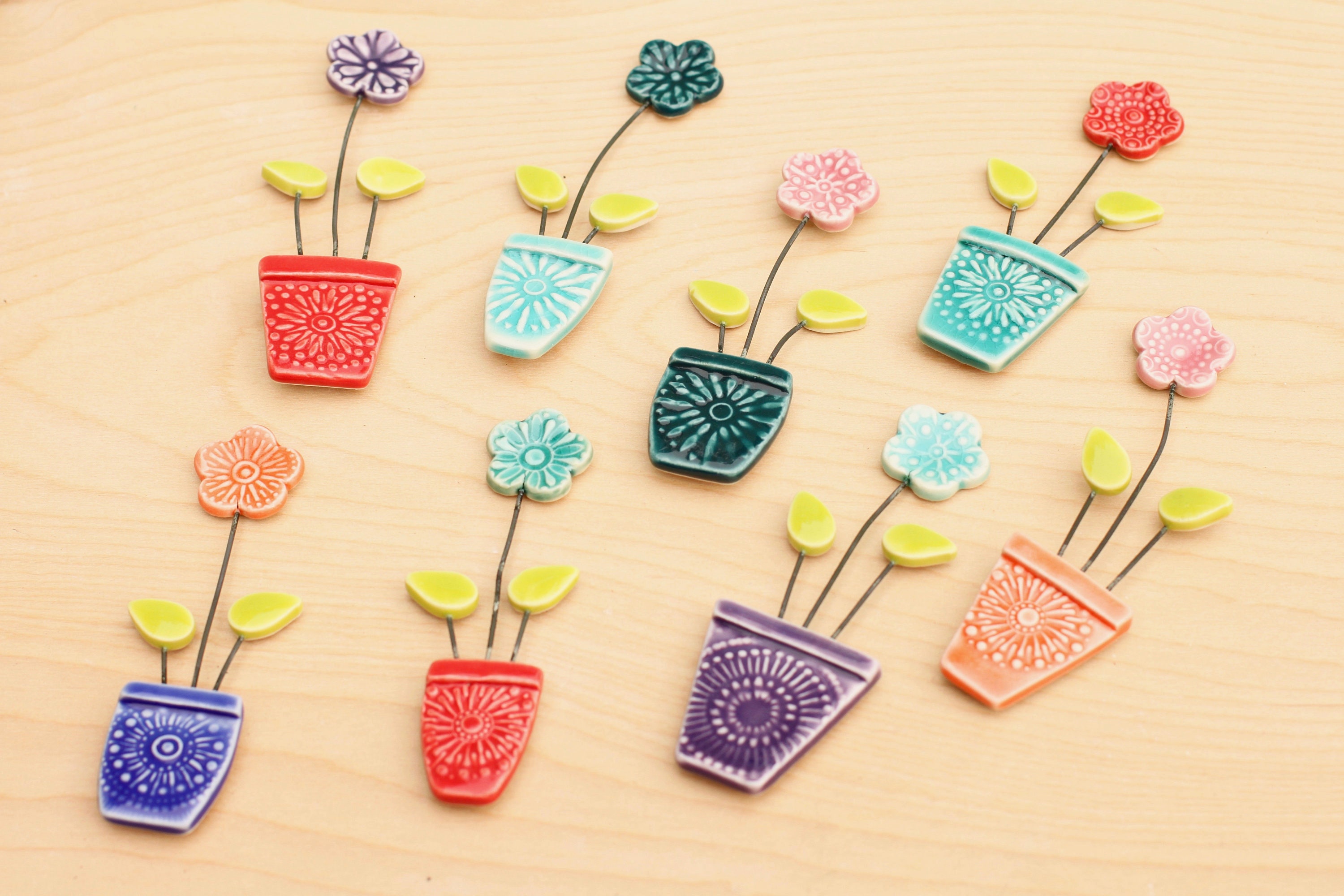 flower pot // fridge // flower pot // gift for gardener