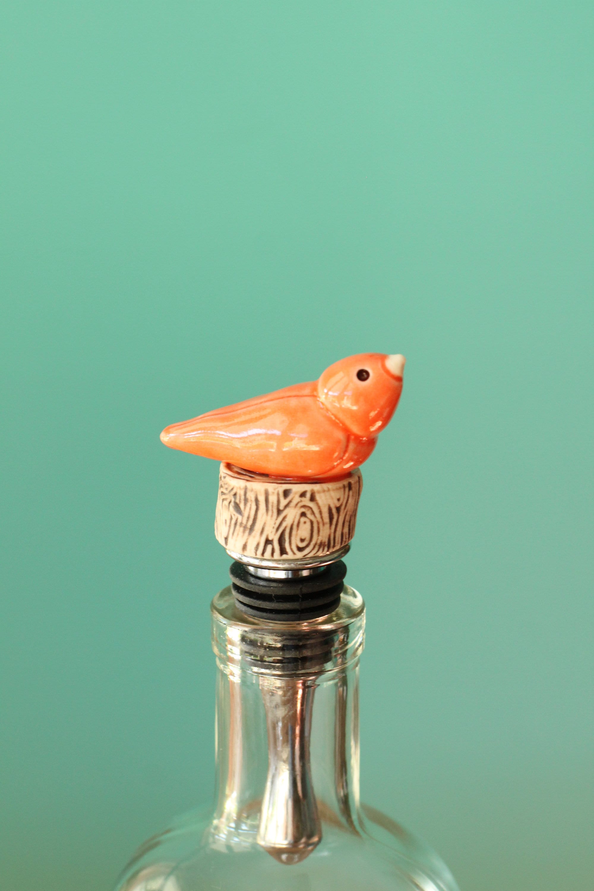 bird wine stopper // bottle stopper // wine love gifts