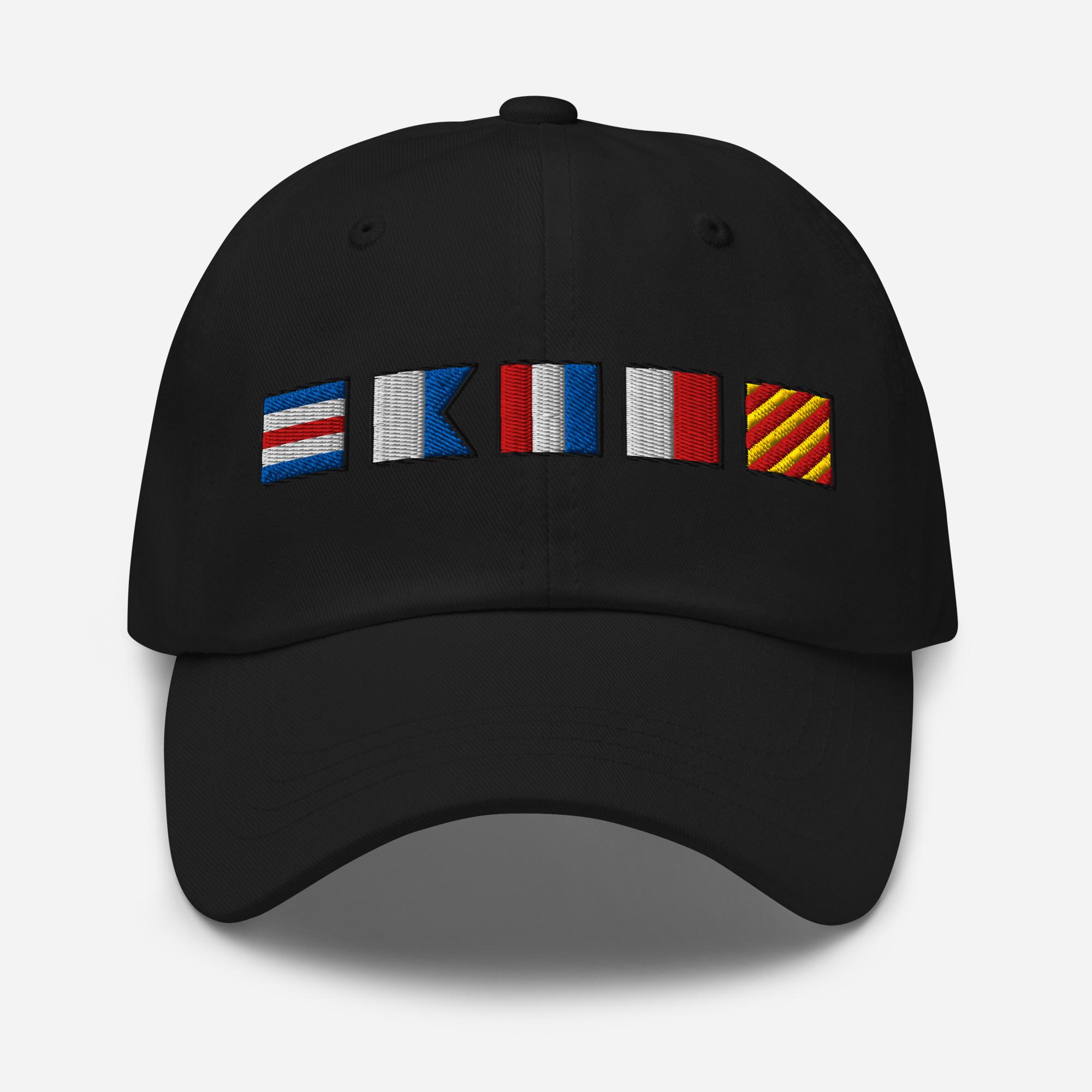 CATHY Spelled Out With Embroidered Nautical Signal Flags Dad 