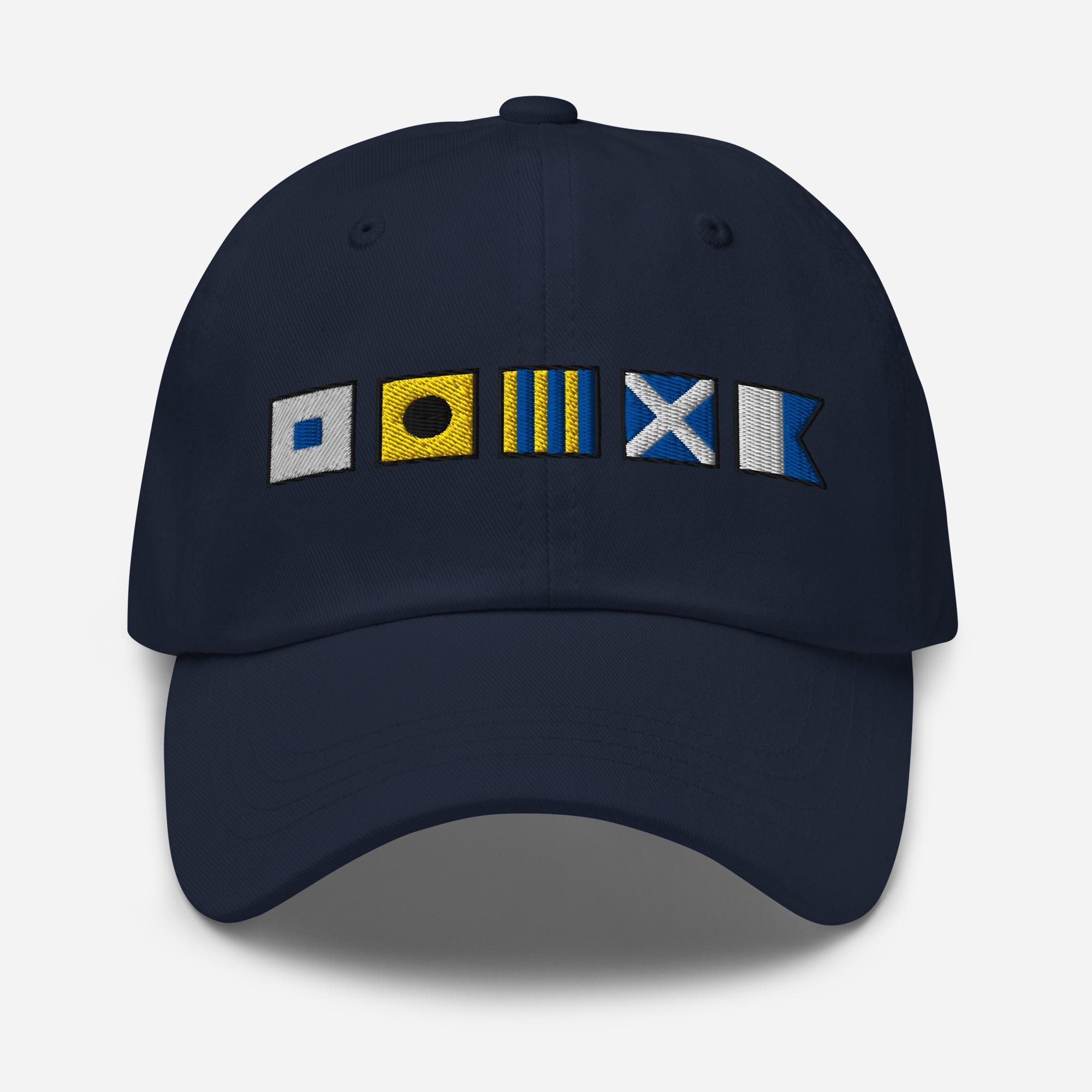 SIGMA Nautical Dad Hat With Embroidered Signal Flags  display picture 2