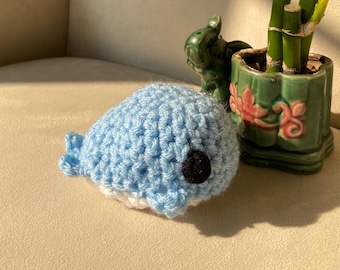 Crochet whale, Amigurumi Whale, Crochet Plushie, Cute Children’s toy, Crochet Toy, Crochet Stuffed Animal,