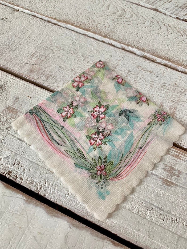 Vintage Rice Paper Napkins Etsy