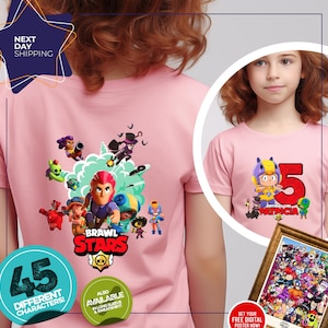 Brawl Stars Shirt | Brawl Stars Matching Birthday Shirts | Birthday Tee | Birthday Shirt | Custom Birthday Shirt