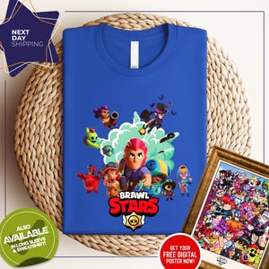 Brawl Stars Shirt | Brawl Stars Matching Birthday Shirts | Birthday Tee | Birthday Shirt | Custom Birthday Shirt