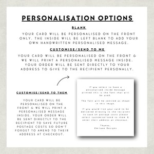 Personalised Baby Shower Card - Baby Shower Gift - Gender Neutral Unisex Baby Shower Card - Pregnancy Card - New Parents To Be - Mum To Be image 2