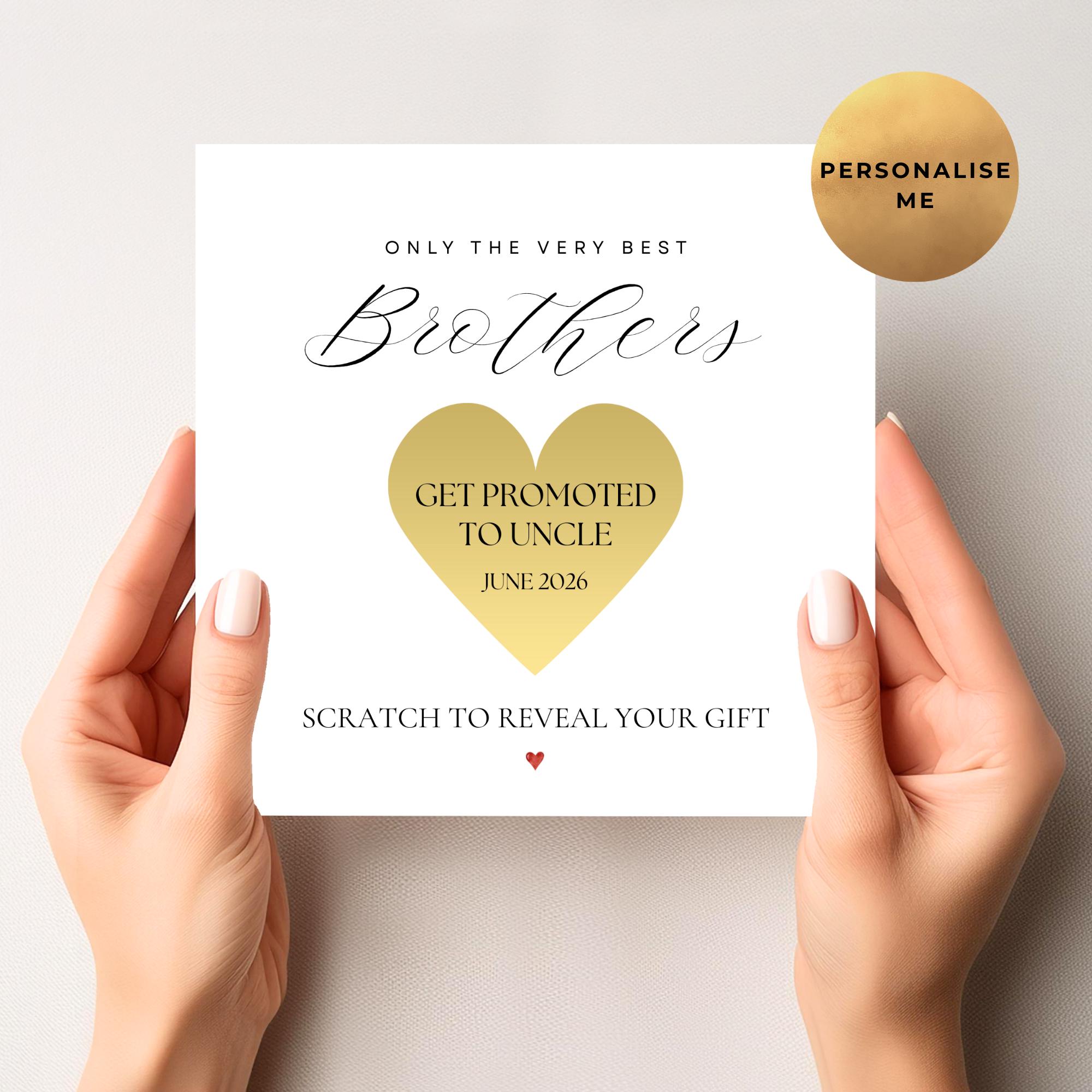 Scratch Off Pregnancy Announcement Uncle - View #5