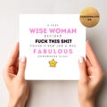 Funny Leaving Card For Woman - Rude New Job Card - Coworker Goodbye Card - New Job Congratulations Card - Work Friend, Colleague Leaving
