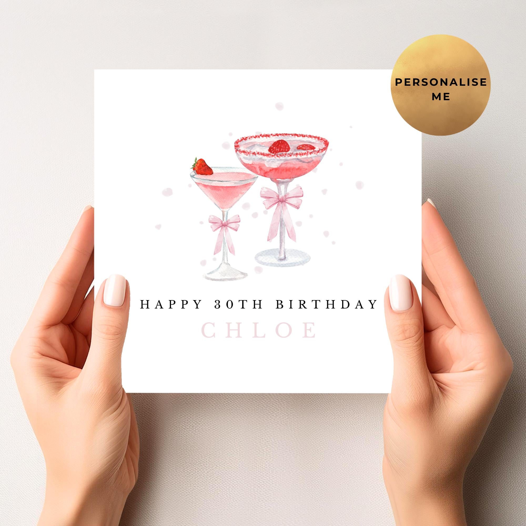 Birthday Cocktail Greeting Card - Bliss & Co