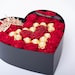 Valentines Day Gift Heart Shape Eternal Rose Box /forever Roses/rosas ...