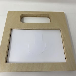 Prancheta de desenho de linha elevada para cartões postais 4X6, faça desenhos táteis em movimento, tem alça na parte superior, diversão para crianças cegas, crianças e adultos