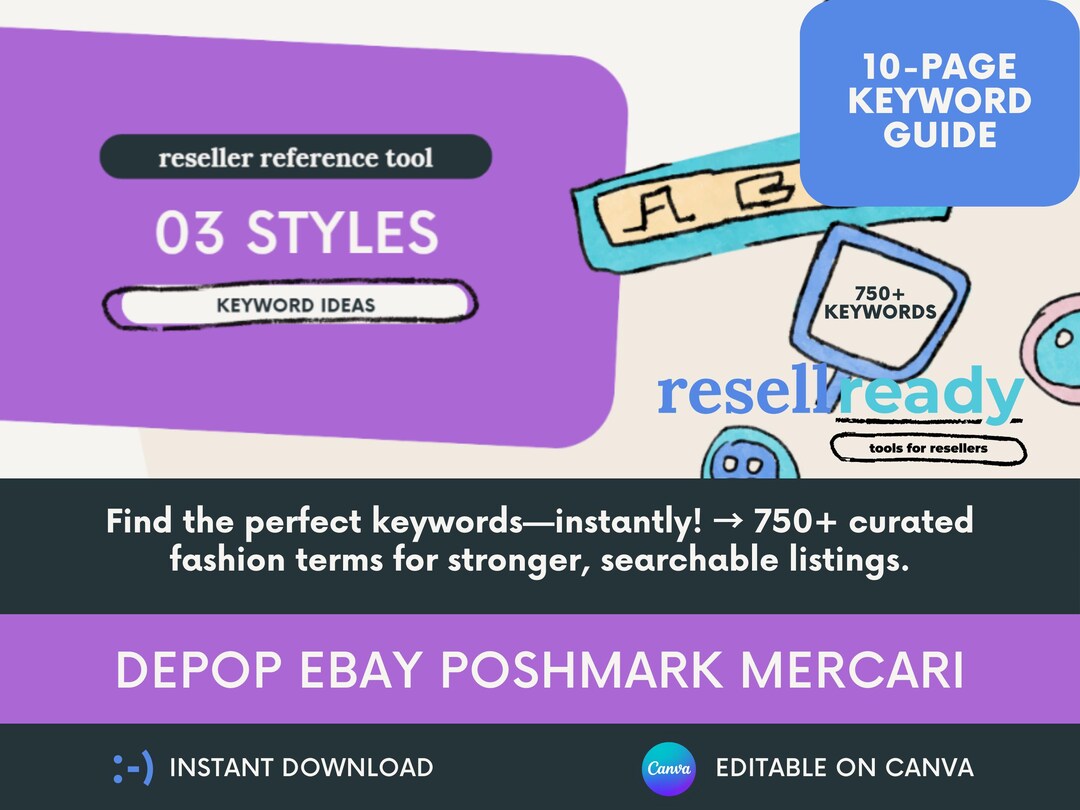 Style Keyword 03 Style Keywords Reseller Reference Guide | 750+ Unique Fashion ...