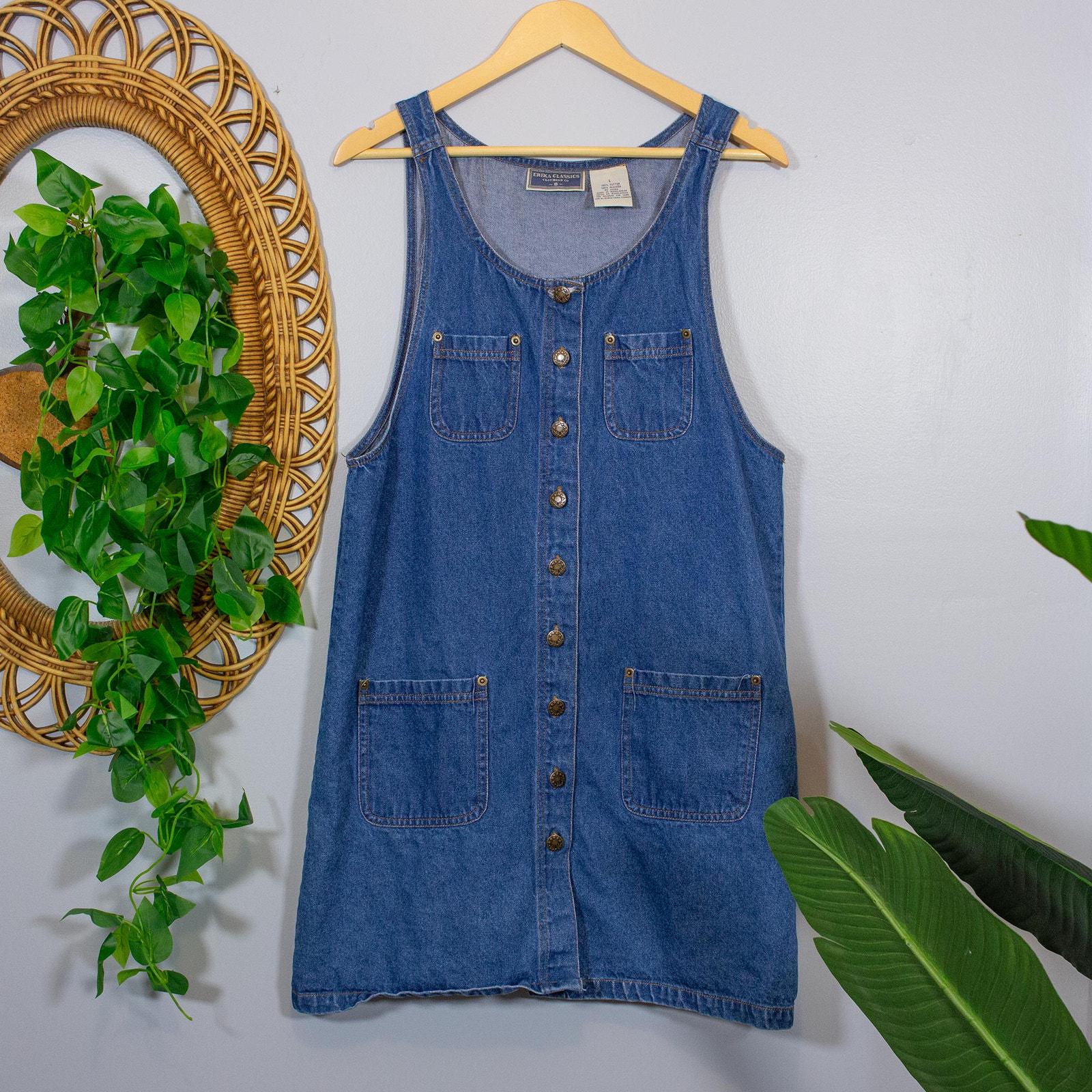 Denim Utility Dress - Etsy