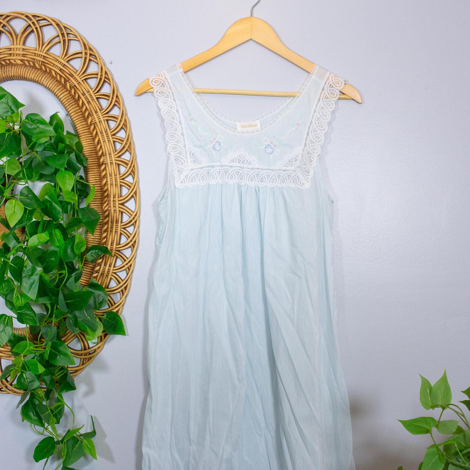 Blue Lace Nightgown - Etsy