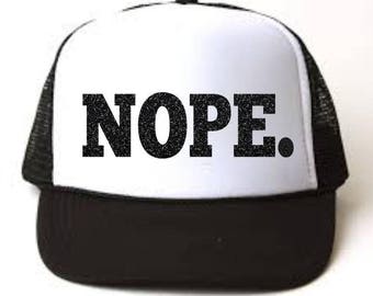 Bossy/NOPE. Trucker Hat