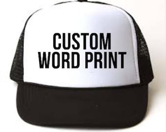 Custom hat/single/taken