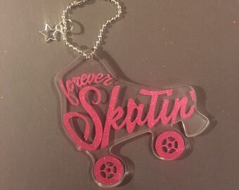Forever Skatin' key chain
