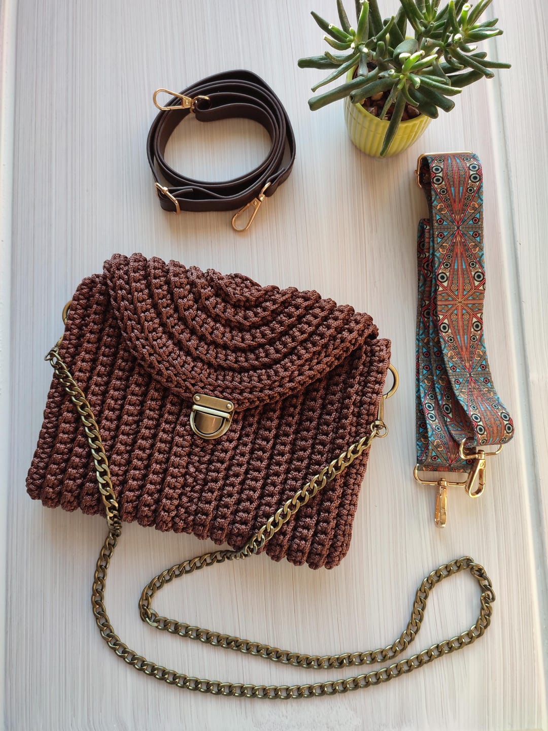 Chocolate Cross Body Bag