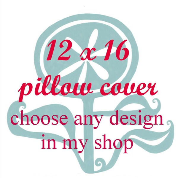 12x16 Pillow Cover Etsy