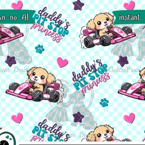 F1 Toddler Girl Seamless Pattern 300 DPI PNG Instant Download Digital Paper Vinyl Fabric Wall Ferrari Pastel Red Bull Merch 2025 Formula 1