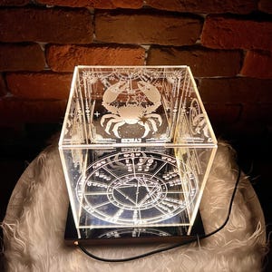 Personalisierte Sternzeichen Nachtlicht, personalisierte Horoskop Lampe, Astrologie Geschenk für beste Freunde