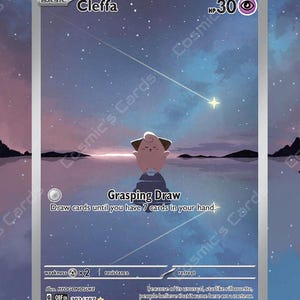 Cleffa 202 | Uitgebreide kunst vitrinekast voor Pokemon Card