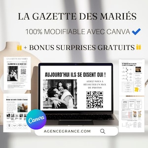 Printing wedding newspaper the bride and groom&#39;s gazette
