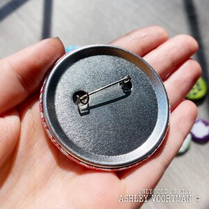 3 pins knopspeld Halloween, Kerstmis en paddenstoelenkikkers afbeelding 3