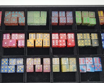 Handmade Resin Dice - Your Choice Sharp Edge 15mm D6 (Set of 6)